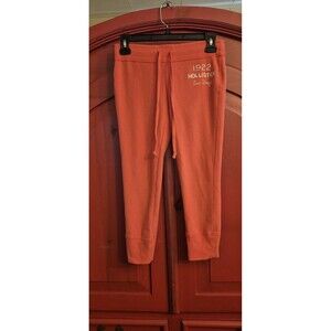 Hollister XS Deep Coral Sweat Pants Capri Athleisure Comfortable  School Clothes